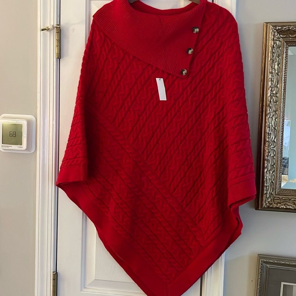 Talbots stylish poncho - never been worn